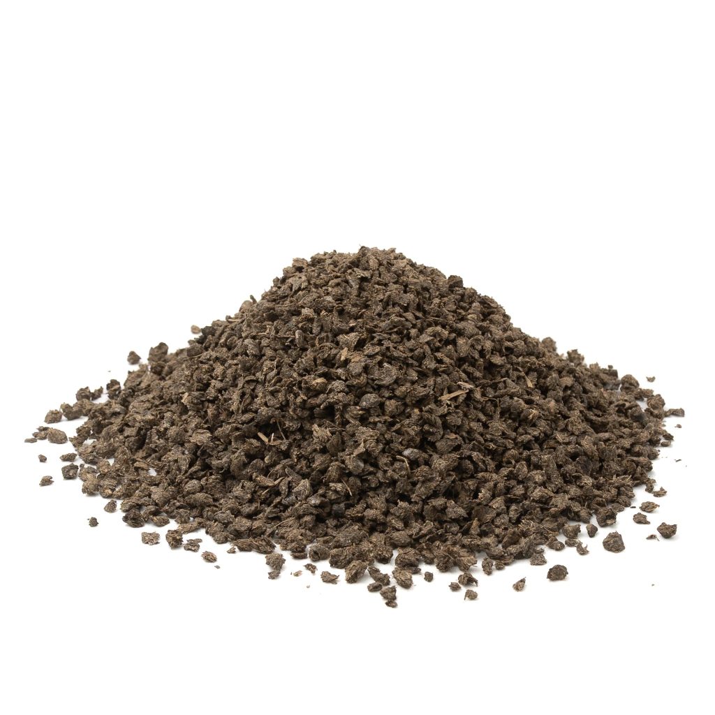Celluloc biochar-infused absorbent crumble
